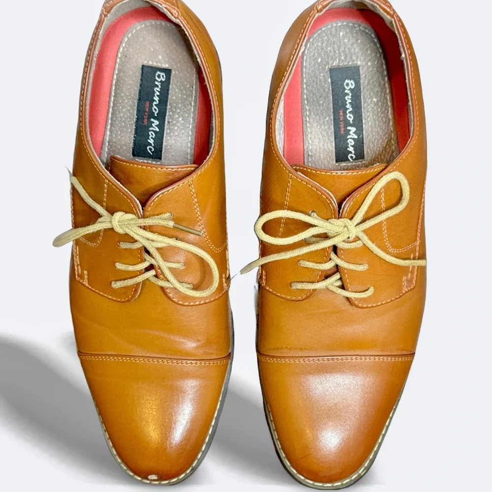 Bruno Marc Oxford Dress Shoes PRINCEWIDE Mens Cap Toe Size 11W